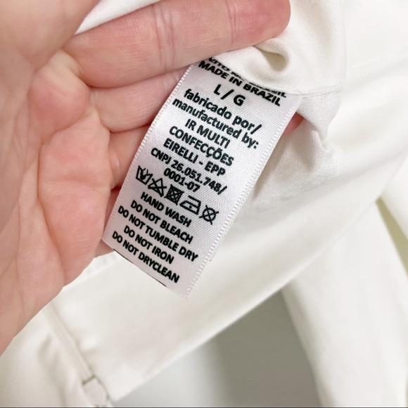 Iorane Supper Cotton Cropped Top in Off White Large Cut Out Revolve Casual - Picture 7 of 11